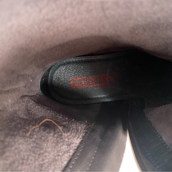 Pikolinos Grey Taupe Leather Buckle Wrap Cowgirl Boots Size 36 US 5 - Picture 11 of 11